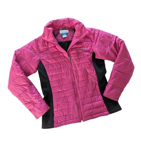 Columbia Women's Powder Pillow Hybrid Jacket Deep Blush size Small - Picture 1 of 6